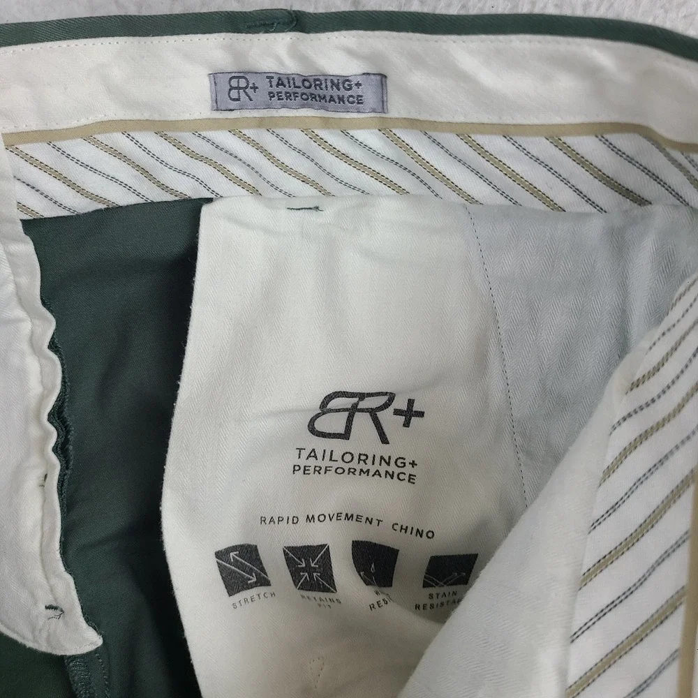 Banana Republic Pants Mens 32x32 Green Tapered Fit RMC Rapid Movement Chino